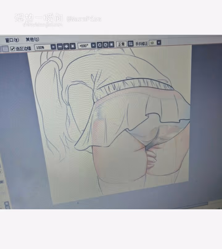 湿透的胖次