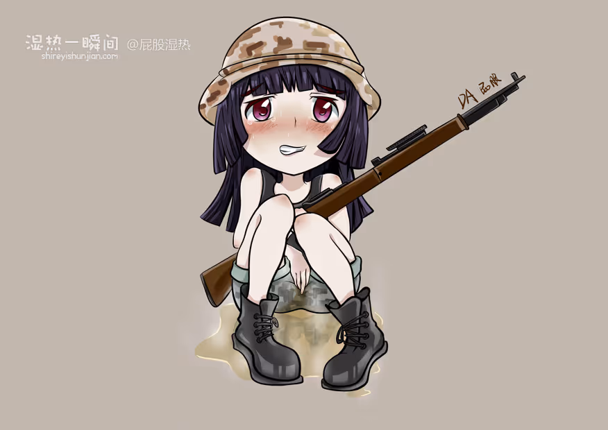 好久没逛论坛了，发一发之前画的一些失禁图