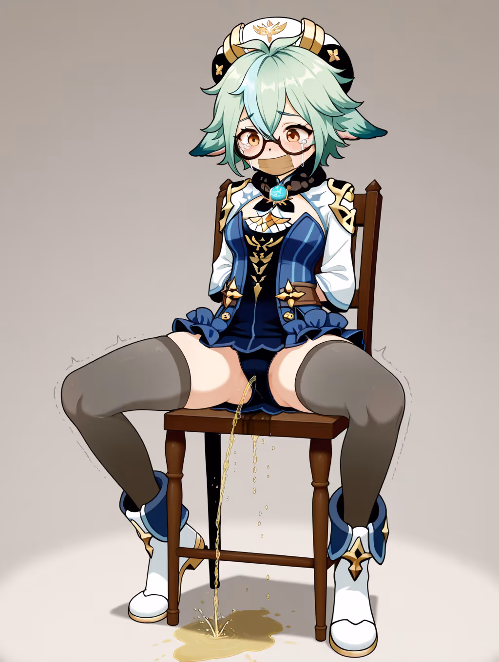 【原神】【AI制图】一场针对蒙德少女的绑架计划(希望大家多多支持呀！)