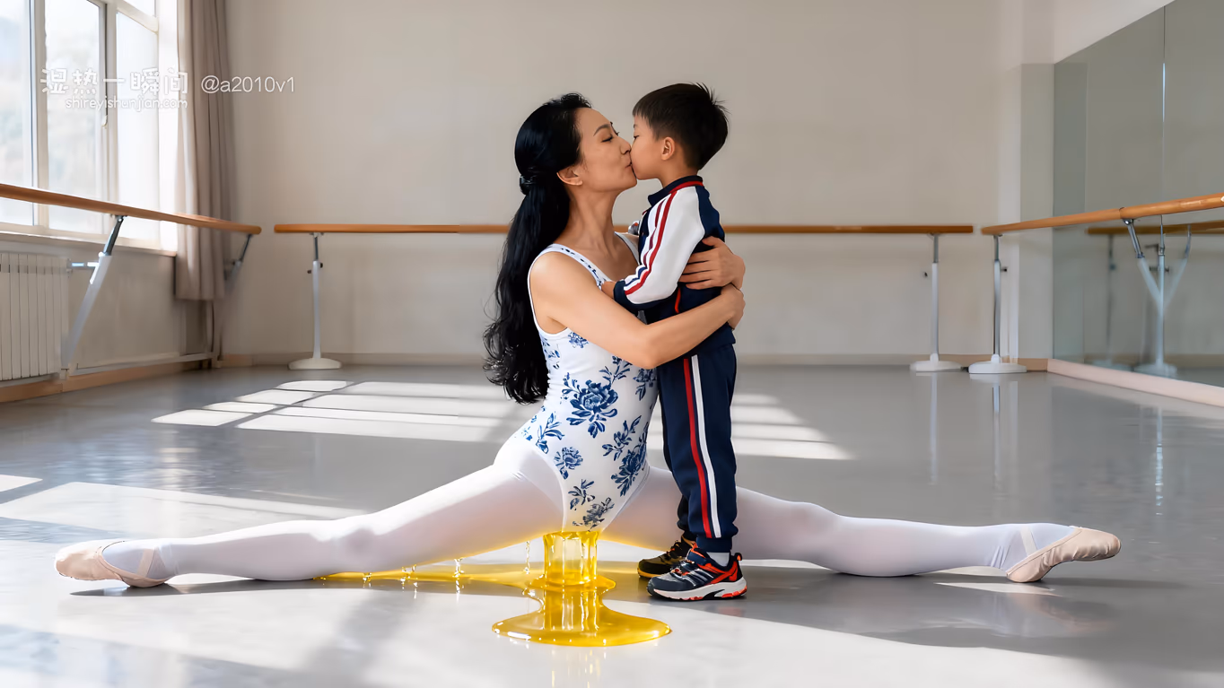 妈妈尿湿了舞蹈服和白丝袜和儿子亲吻