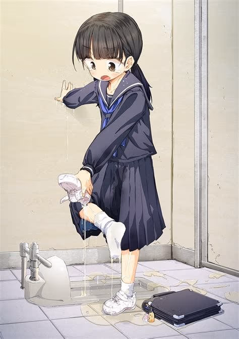 小女孩失禁
